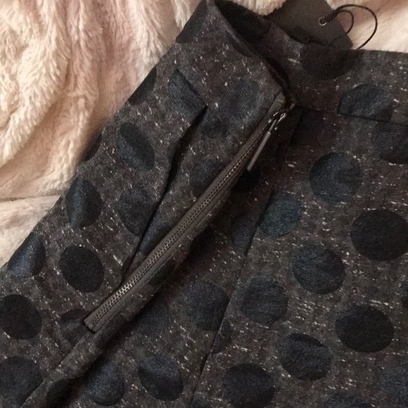 Pleated mini polka dot skirt - Picture 6 of 7